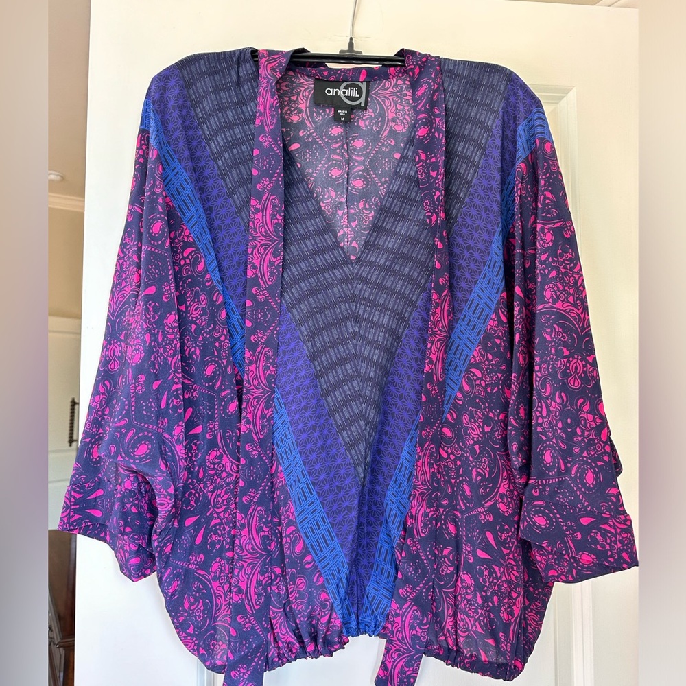An Alili tunic/ size M / vivid bright colors